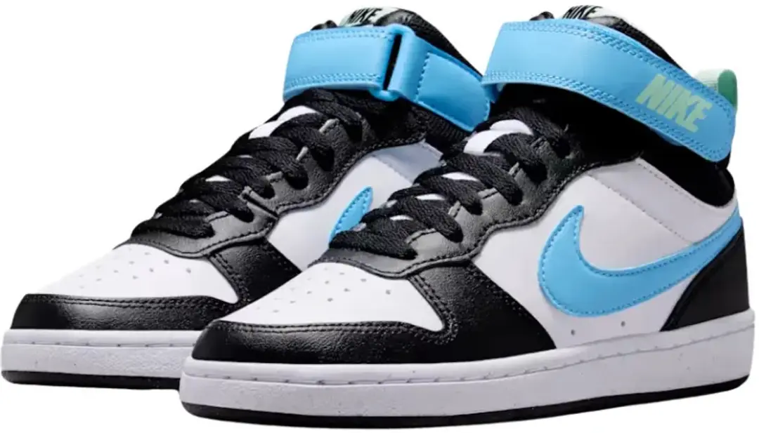Nike Court Borough Mid 2 Kids Sneakers - Wit - afbeelding 5 van 6