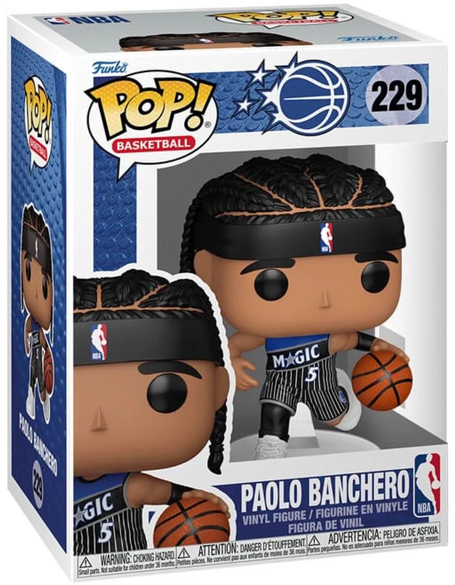 Funko NBA Legends POP! Magic - Paolo Banchero BM-244016 - 9cm - Zwart
