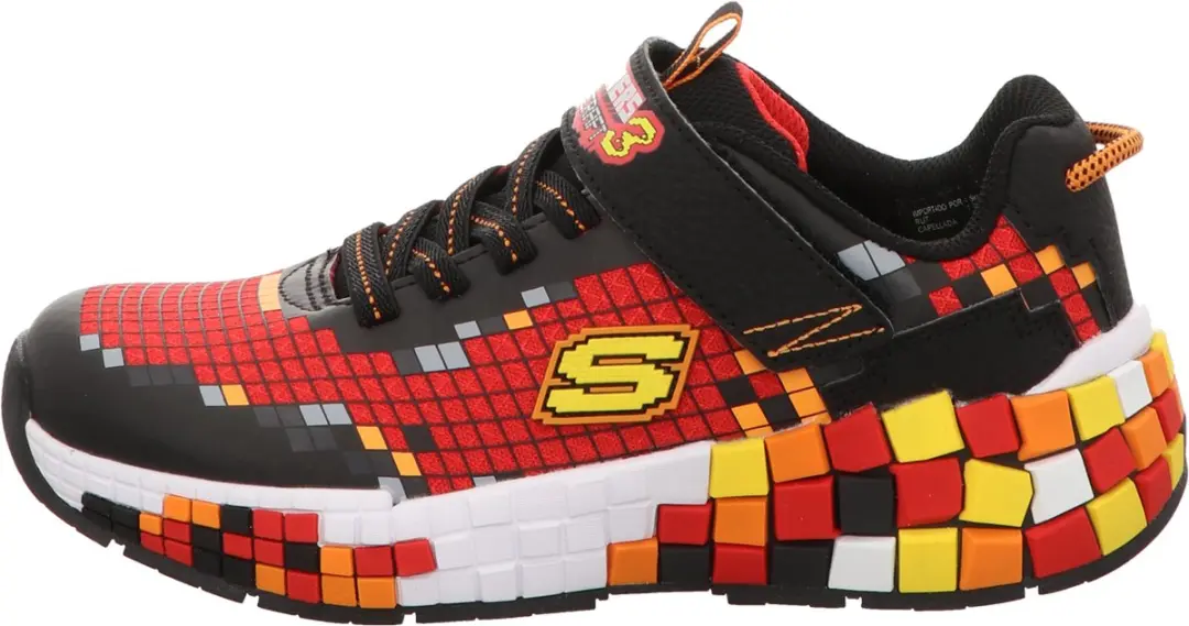 Skechers Mega-Craft 3.0 Jongens Sneakers - Zwart/Rood - 31 - afbeelding 6 van 6