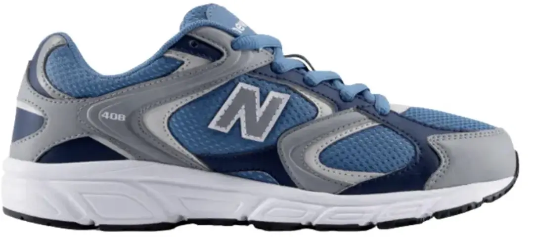 New balance 408 lace in de kleur blauw.