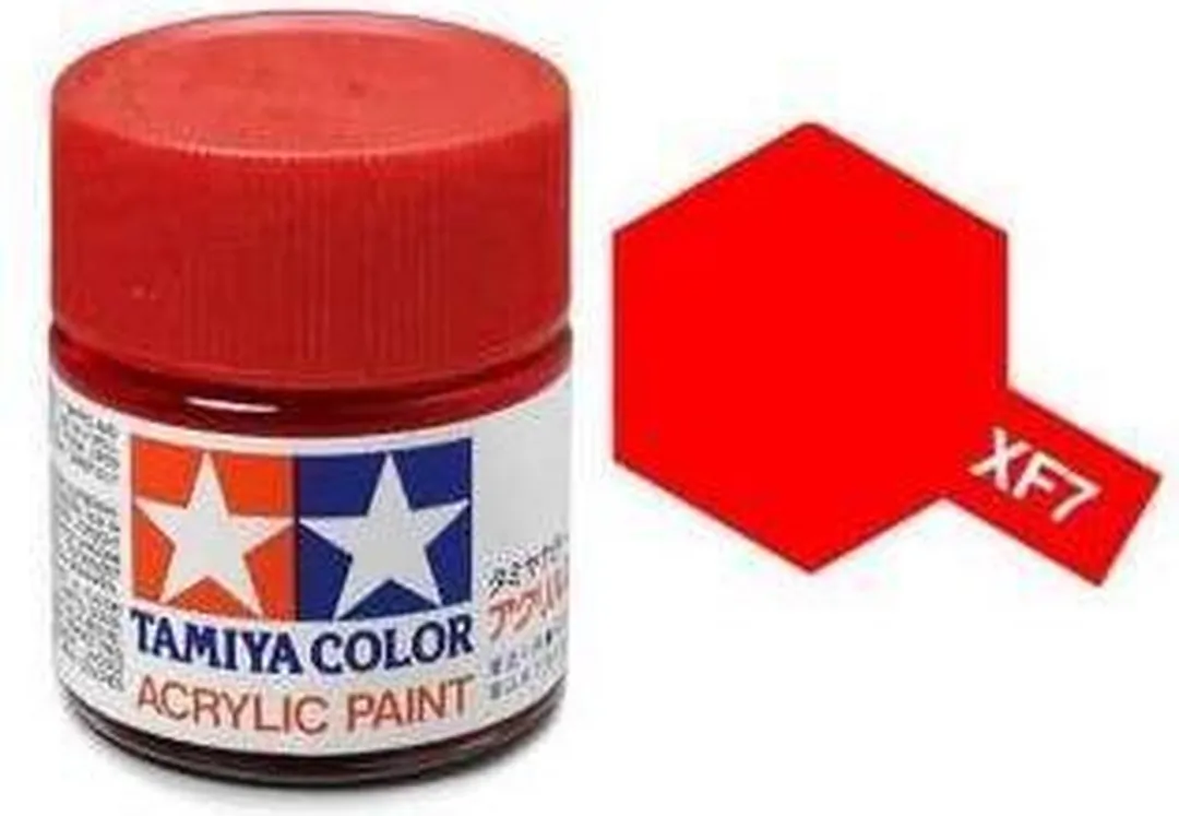 Tamiya XF-7 Acrylverf - 23ml - Rood Matt