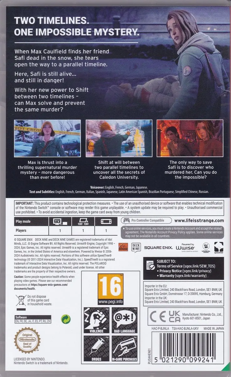 Square Enix Life is Strange Double Exposure - Switch - afbeelding 3 van 6