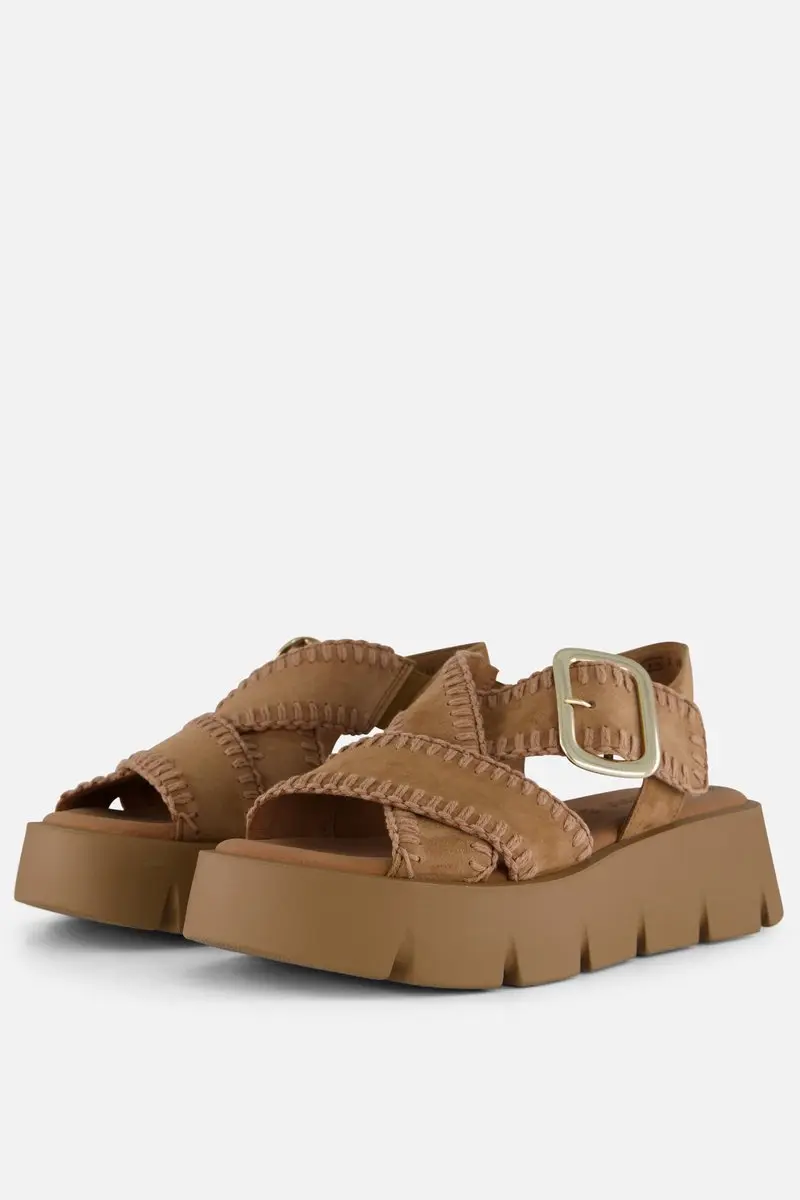 Gabor Sandalen cognac Leer