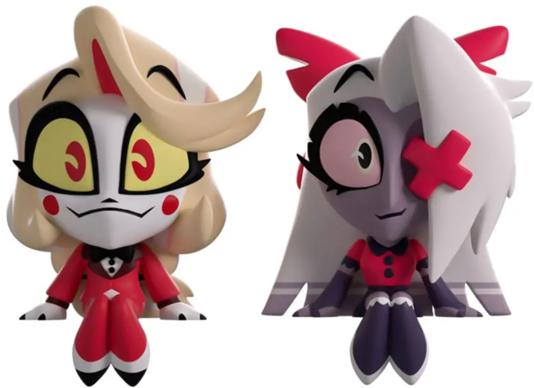 Youtooz Hazbin Hotel Charlie & Vaggie Monitor Buddiez Vinyl Figures