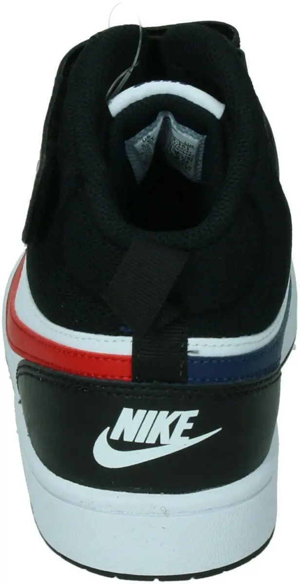 Nike Borough Mid 2 Kindersneakers - Wit/Rood - 36.5 - afbeelding 2 van 6