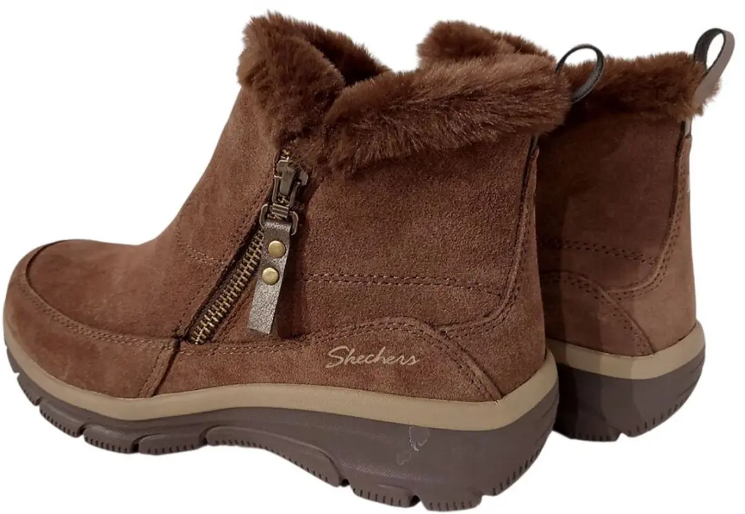 Skechers Easy Going Cool Zip Korte Laars - Chocolate - afbeelding 4 van 6