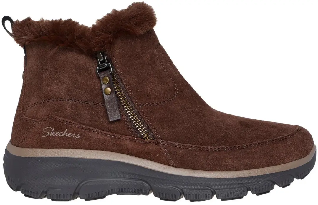 Skechers Easy Going Cool Zip Korte Laars - Chocolate - afbeelding 6 van 6
