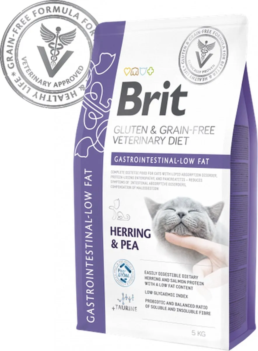 Brit VD Cat Gastrointestinal Low Fat 5kg