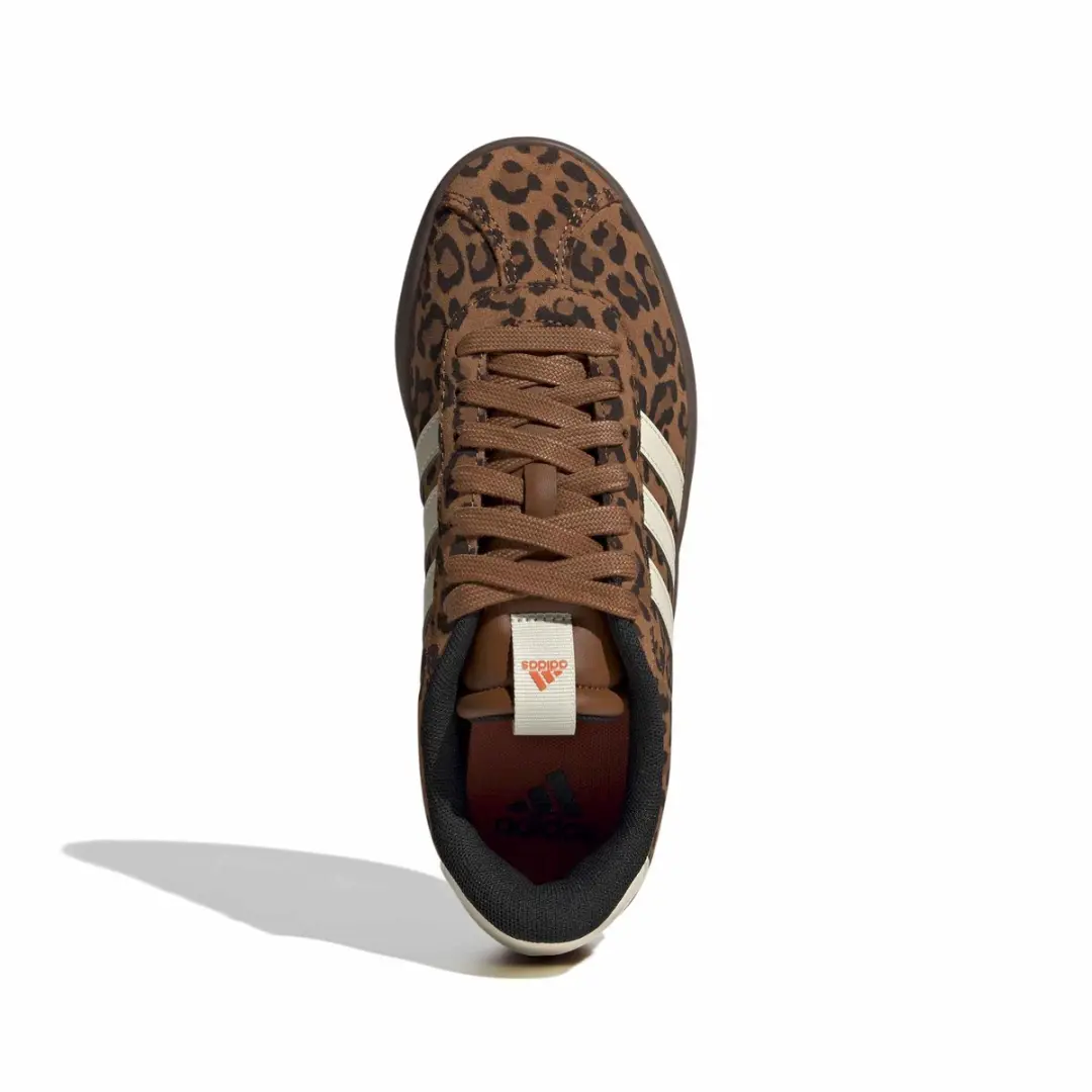 adidas VL Court 3.0 Leopard Sneakers Dames - Bruin - 38 2/3 - afbeelding 4 van 6
