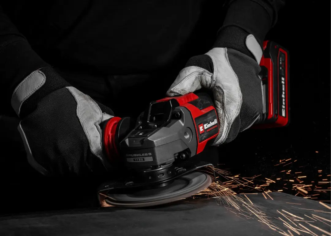 Einhell TP-AG 18/125-11 Q Li BL Solo Haakse Slijper 4431220 - afbeelding 2 van 2