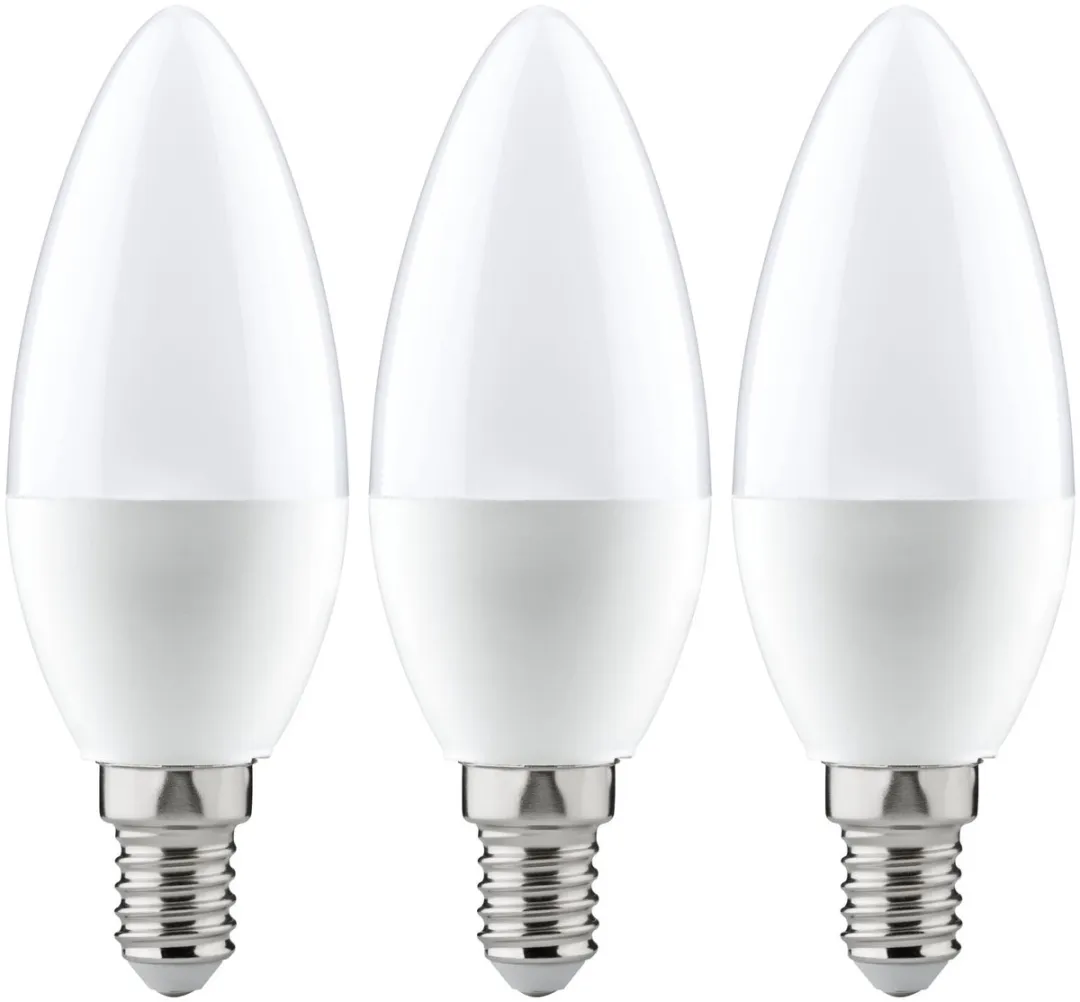 Paulmann LED Kaars E14 Set 3x5,5W 2700K Mat