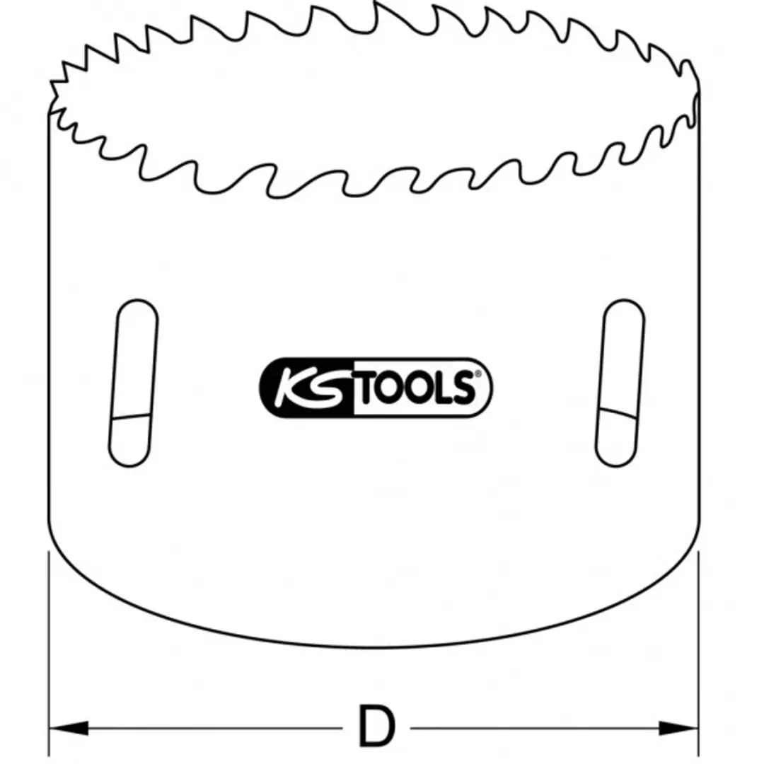 KS Tools Bimetaal Gatzag 129.5065 - Ø65mm - afbeelding 2 van 3