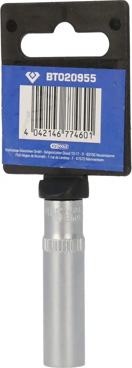 Brilliant Tools BT020955 Zeskant Dopsleutel 9 mm - 1/4" Lang - afbeelding 2 van 4