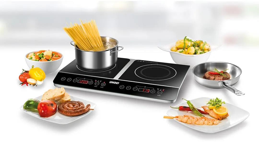 Unold 58175 Inductiekookplaat 60cm - 2 Zones - Zwart