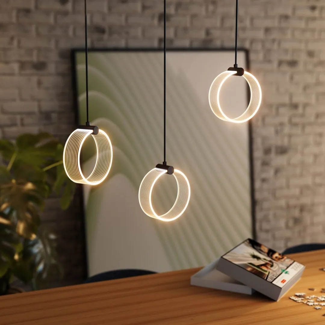 Osram Decor Circle 3XPendant LN 20W Hanglamp - Zwart