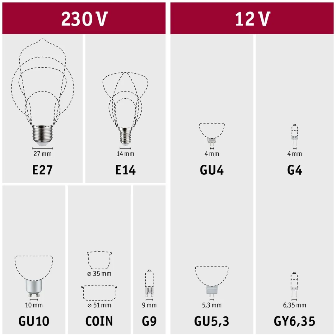 Paulmann Infrarood Gloeilamp E27 60W 1500K - Rood