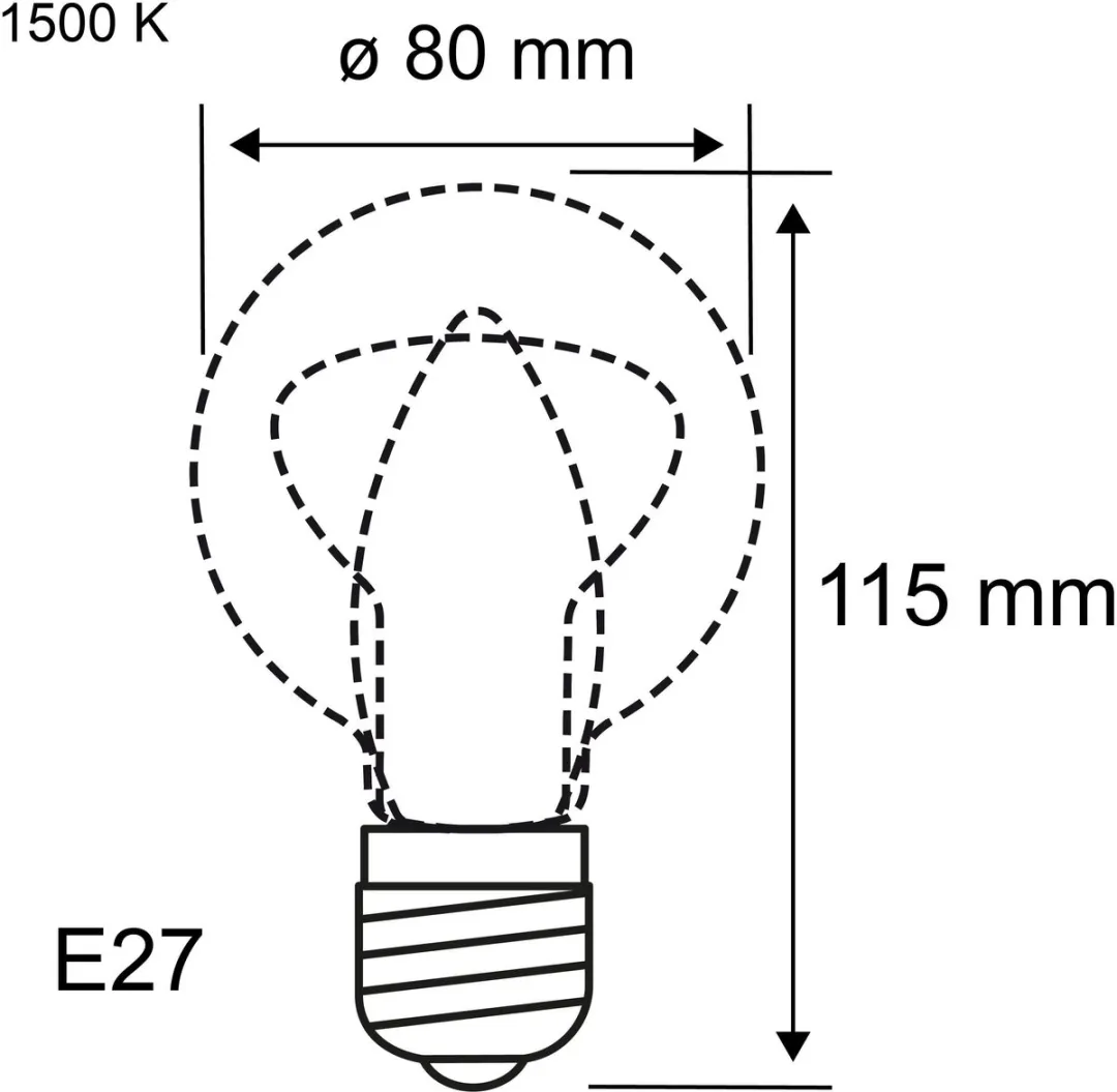 Paulmann Infrarood Gloeilamp E27 60W 1500K - Rood