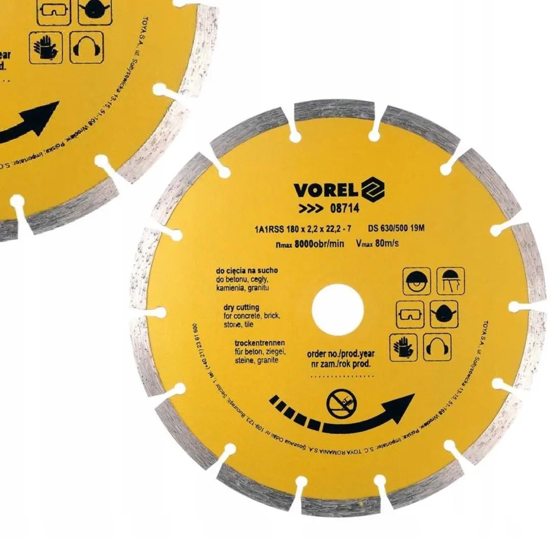 Vorel Diamantzaagblad 180mm