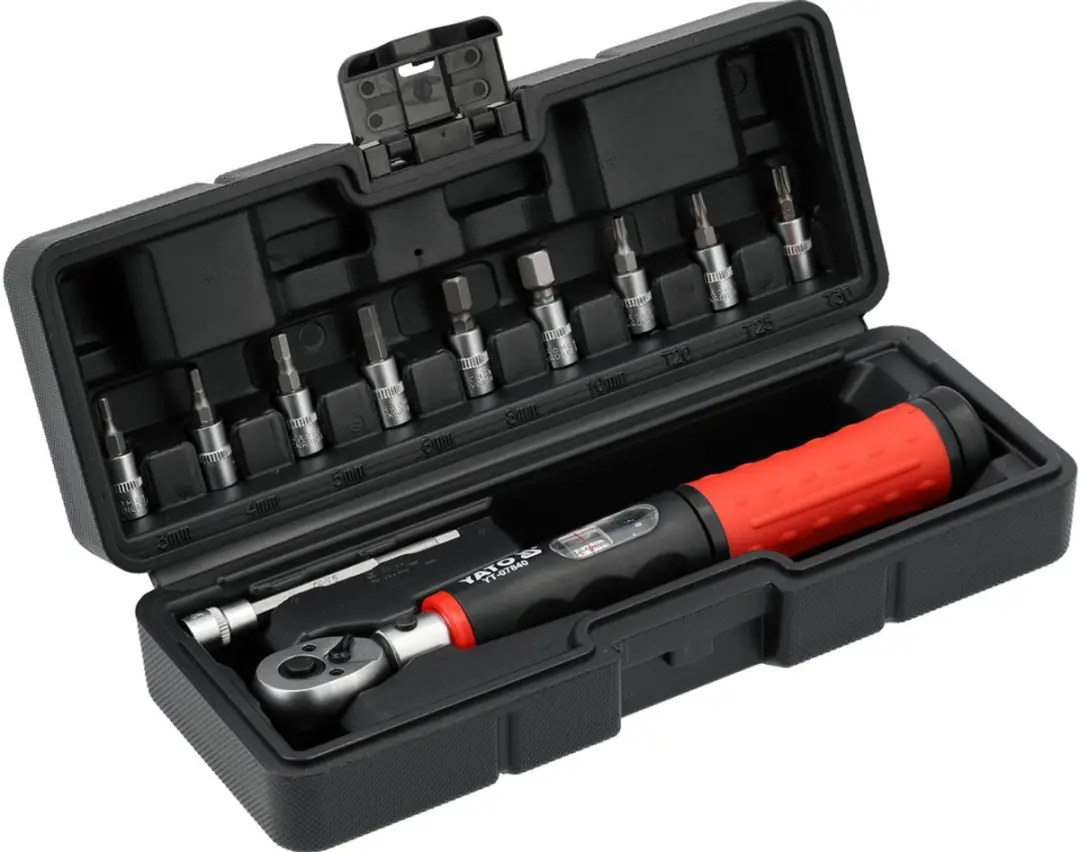 YATO 11 Delige 1/4'' Momentsleutel Set 5