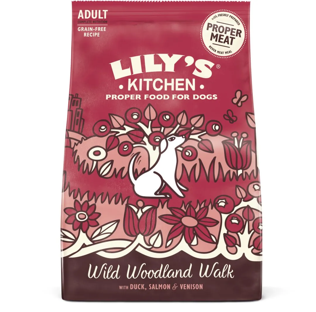 Lily's Kitchen Hondenvoer Droogvoer Eend Zalm Hert 12kg