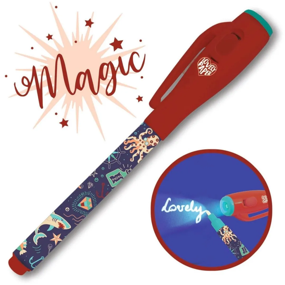 Djeco Steve Serie Magische Pen UV - Rood