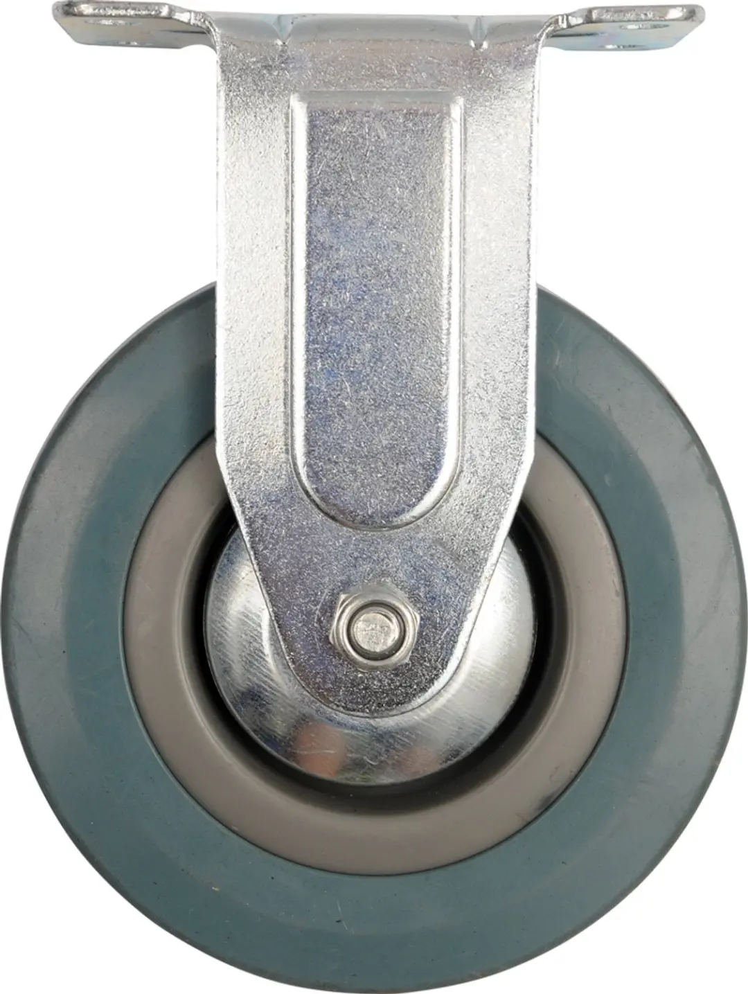 Vorel Vast Zwenkwiel 75mm Grijs Rubber