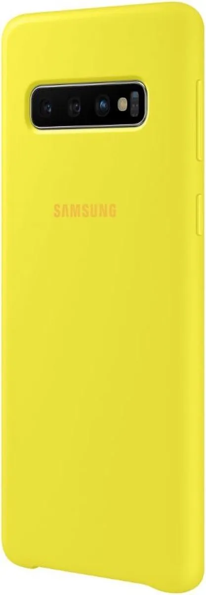 Samsung Silicone Cover Galaxy S10 - Geel