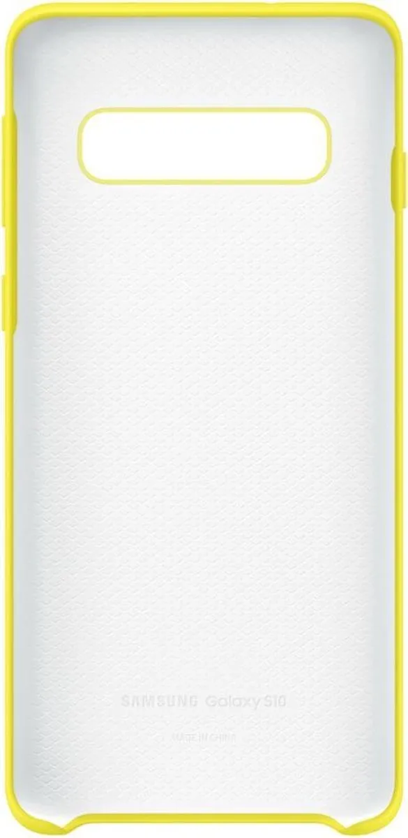Samsung Silicone Cover Galaxy S10 - Geel