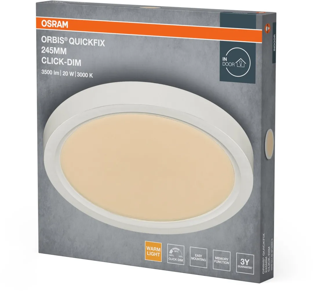 Osram Orbis Quickfix LED Plafondlamp 20W 2100lm - Wit