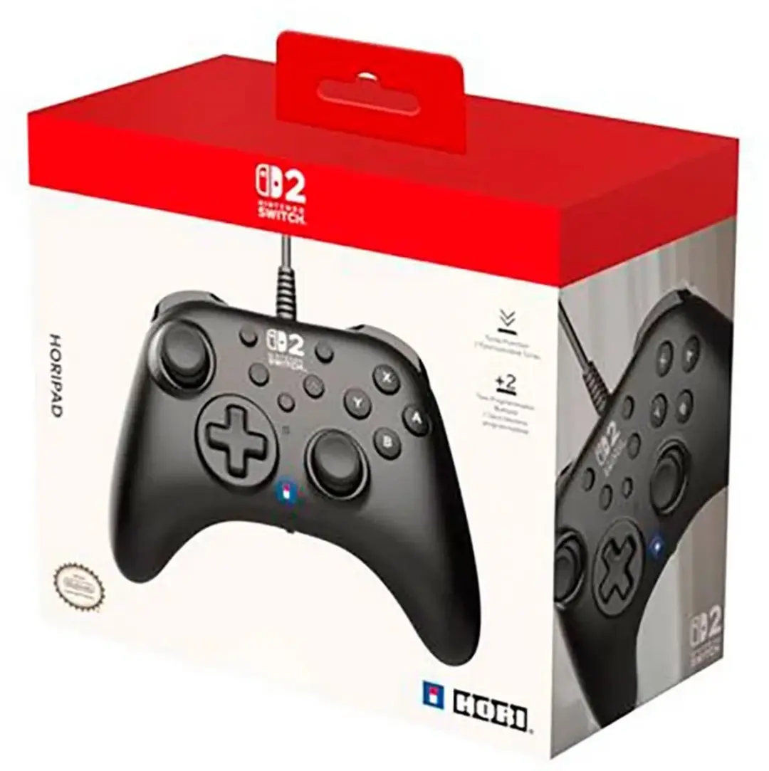 HORI Horipad Turbo NSX-005E Controller - Zwart - afbeelding 2 van 6