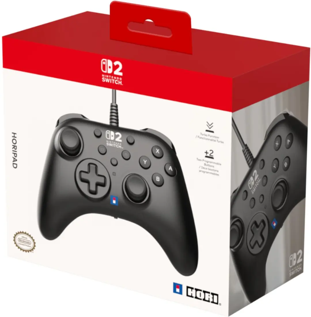 HORI Horipad Turbo NSX-005E Controller - Zwart - afbeelding 4 van 6