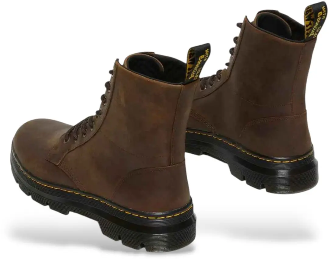 Dr. Martens Combs Leather Veterschoen - Bruin - 44 - afbeelding 5 van 6