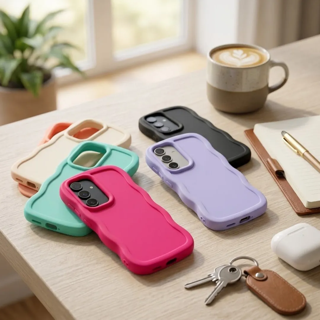 NUVEX Siliconen Hoesje Samsung Galaxy A17 - 6 Stuks - Effenen Kleuren
