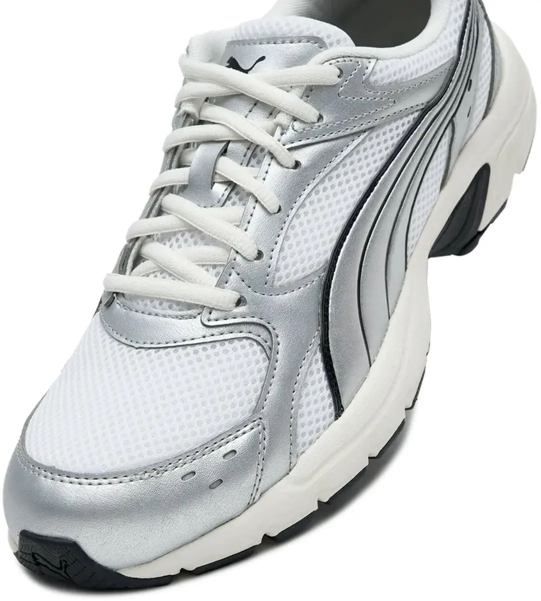 PUMA Milenio Tech Light Sneakers - Wit/Zilver/Zwart - afbeelding 3 van 6