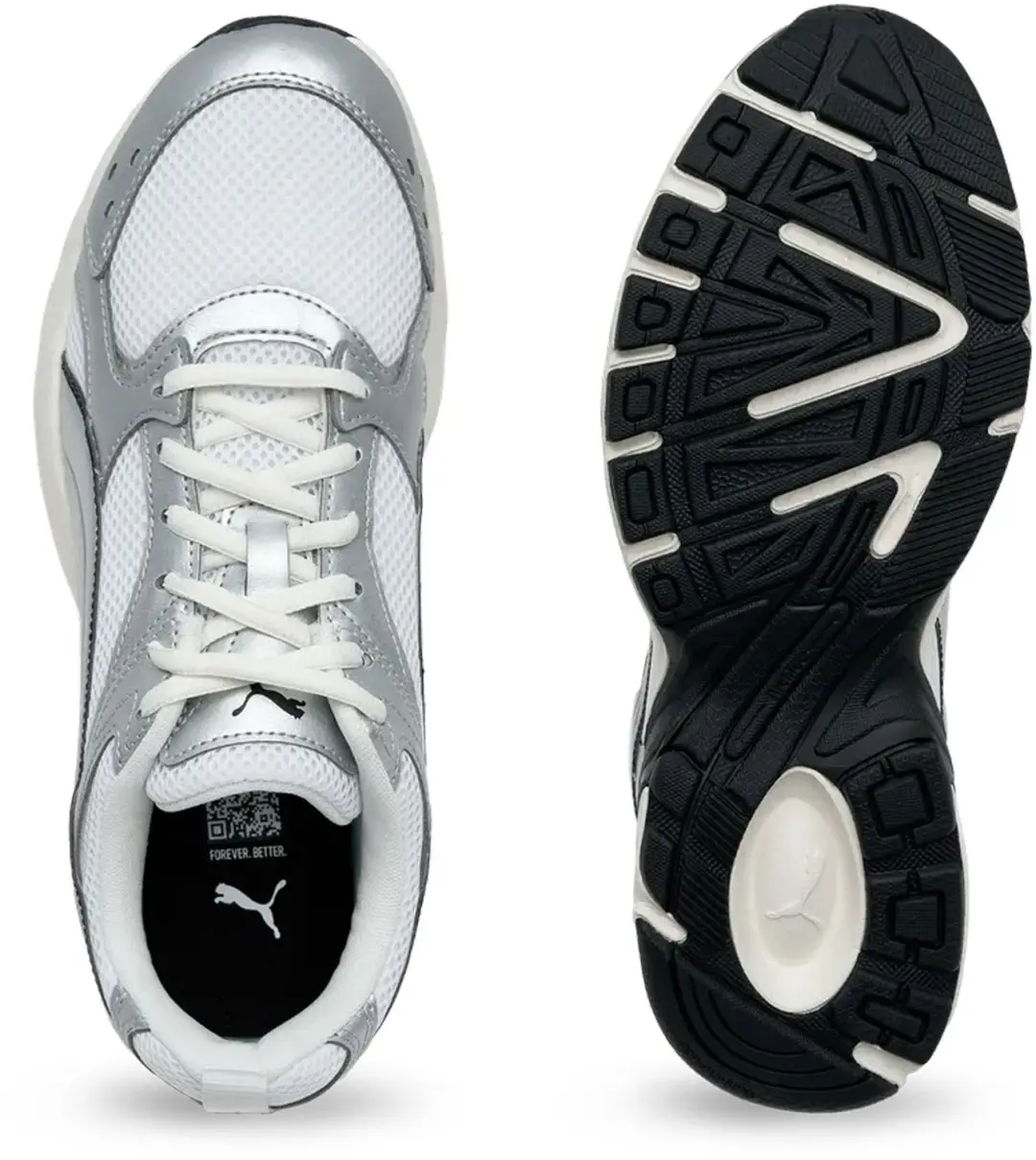 PUMA Milenio Tech Light Sneakers - Wit/Zilver/Zwart - afbeelding 6 van 6