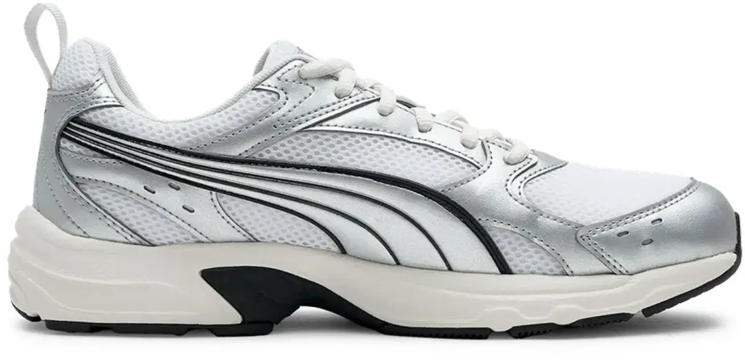 PUMA Milenio Tech Light Sneakers - Wit/Zilver/Zwart - afbeelding 4 van 6