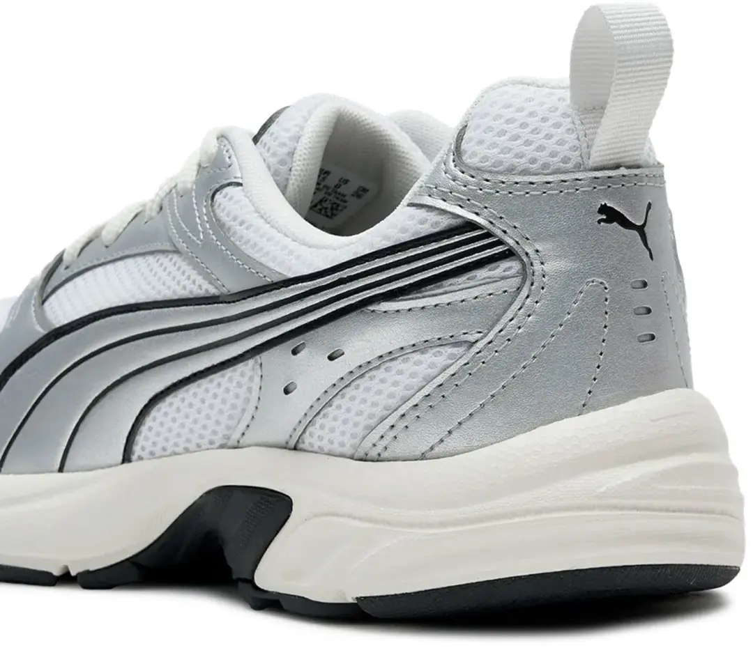 PUMA Milenio Tech Light Sneakers - Wit/Zilver/Zwart - afbeelding 2 van 6