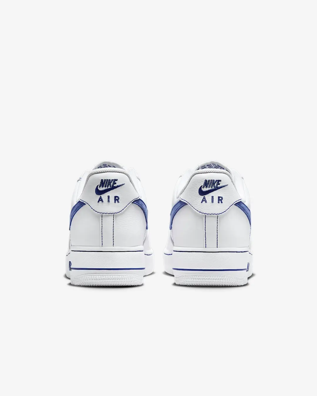 Nike Air Force 1 '07 LV8 Heren Sneakers - Wit/Blauw - afbeelding 3 van 6