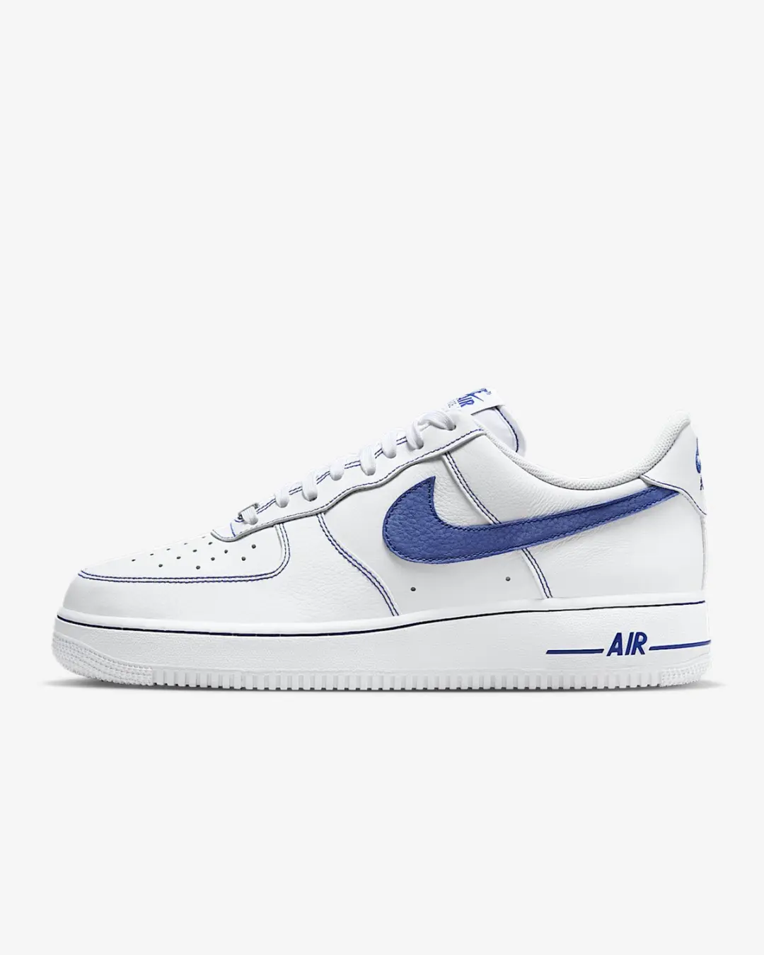 Nike Air Force 1 '07 LV8 Heren Sneakers - Wit/Blauw - afbeelding 2 van 6