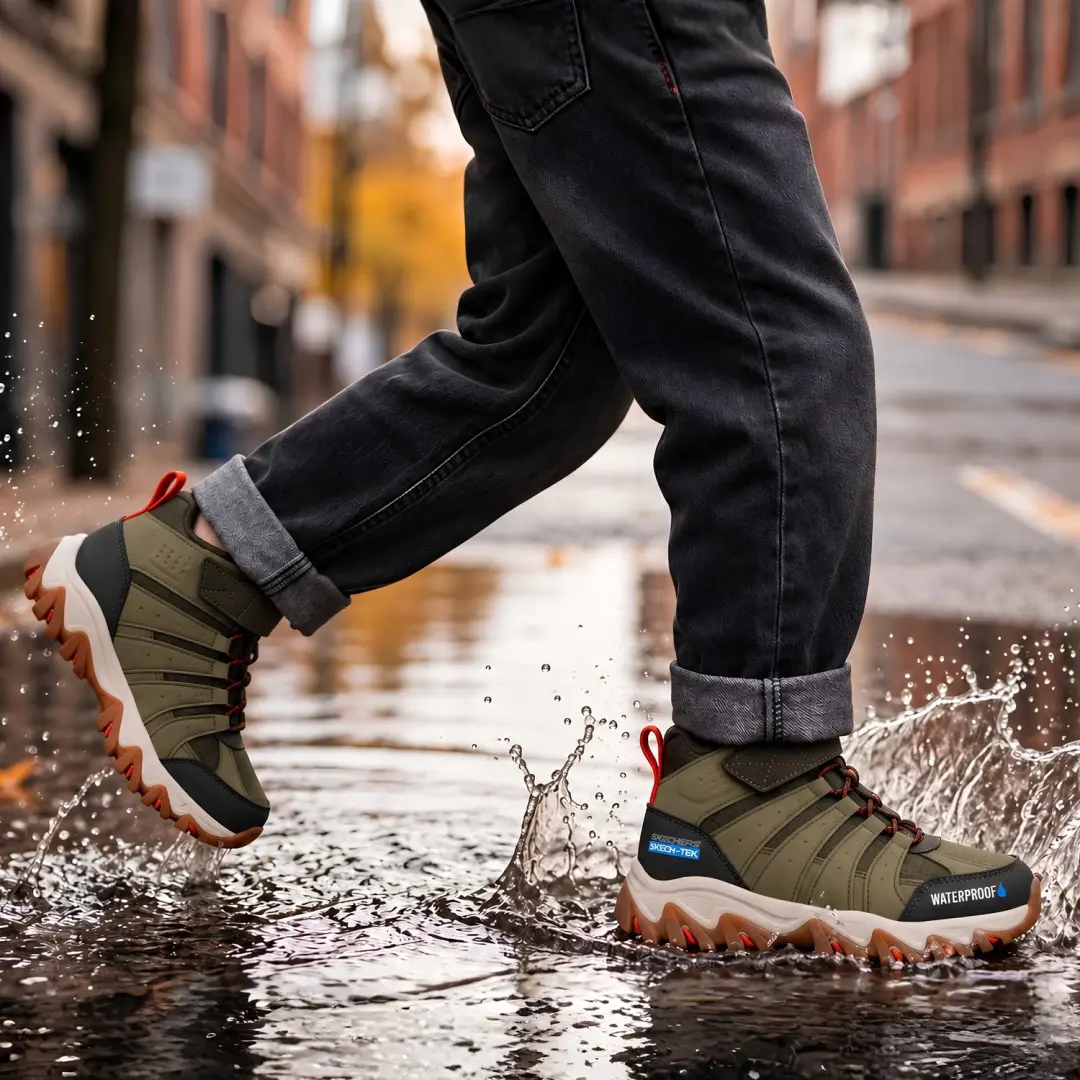 Skechers Waterproof Rugged Ranger veterboots groen