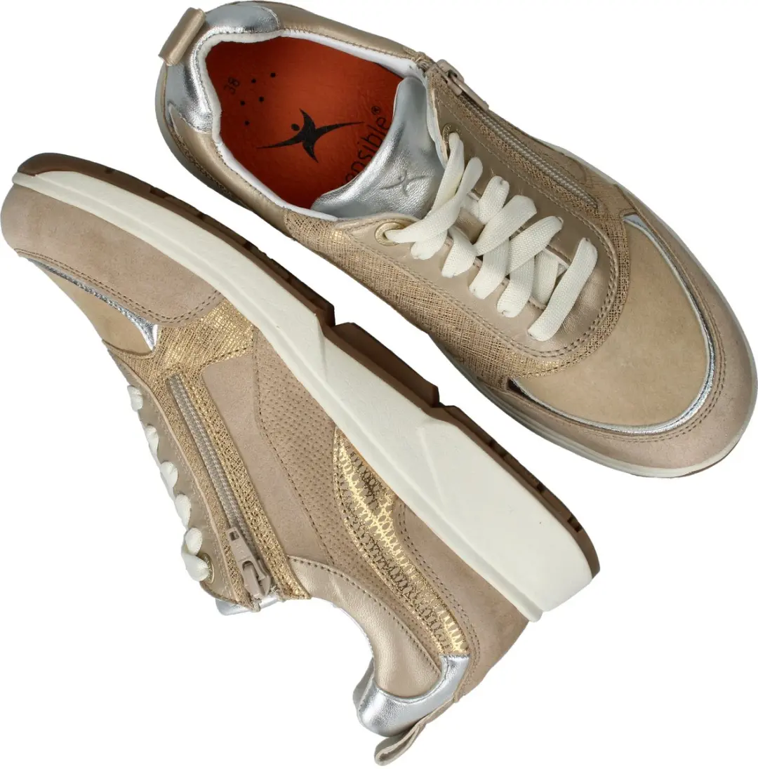 Xsensible Valletta HX Sneakers - Sand Combi - afbeelding 4 van 6