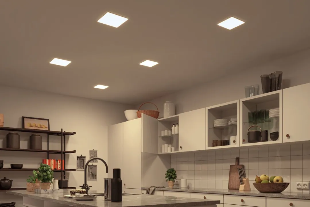 Paulmann VariFit LED-inbouwpaneel Zigbee 3.0 15W 1000lm Tunable White - 185x185mm Satijn