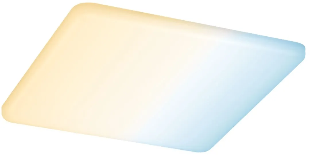 Paulmann VariFit LED-inbouwpaneel Zigbee 3.0 15W 1000lm Tunable White - 185x185mm Satijn