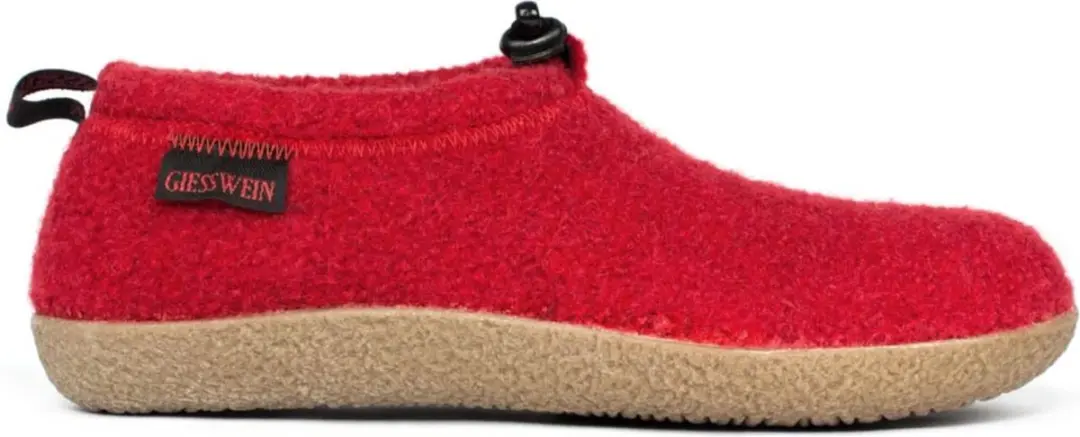 Giesswein VENT - Dames pantoffelsHeren pantoffels - Kleur: Rood - Maat: 36