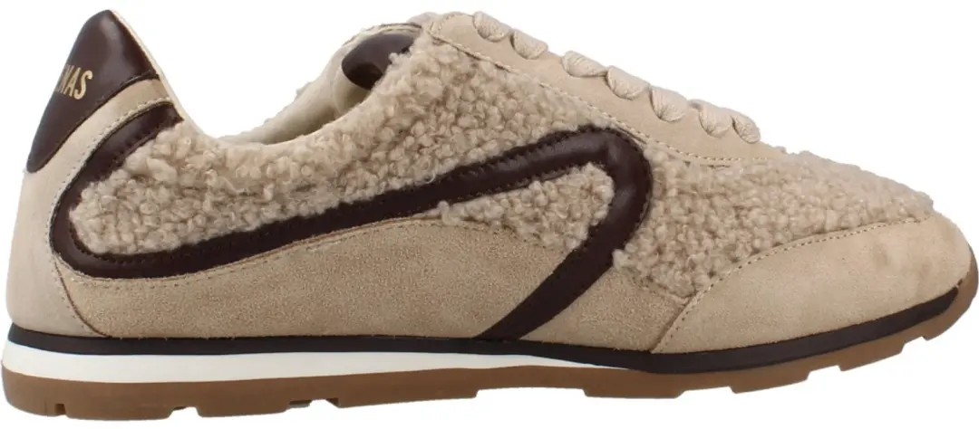 Verbenas Jamaica beige wol dames sneakers
