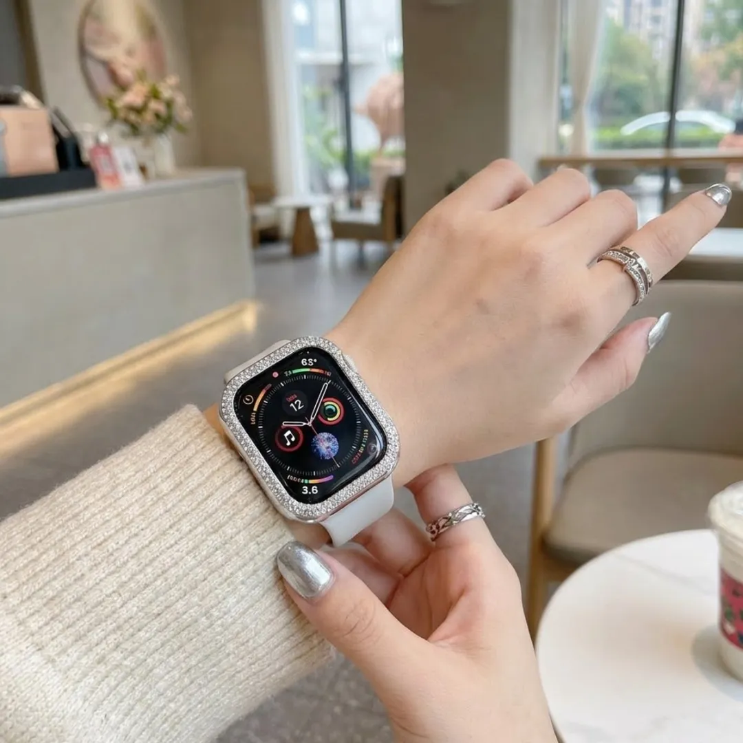 NUVEX Smartwatch Screenprotector Set 5 Stuks - Apple Watch 40mm - Zwart/Transparant/Zilver/Rosé/Goud