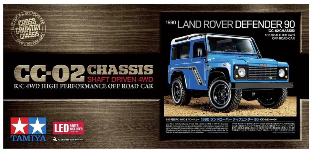 Tamiya Land Rover Defender 90 CC-02 Bouwpakket - 4WD Elektro