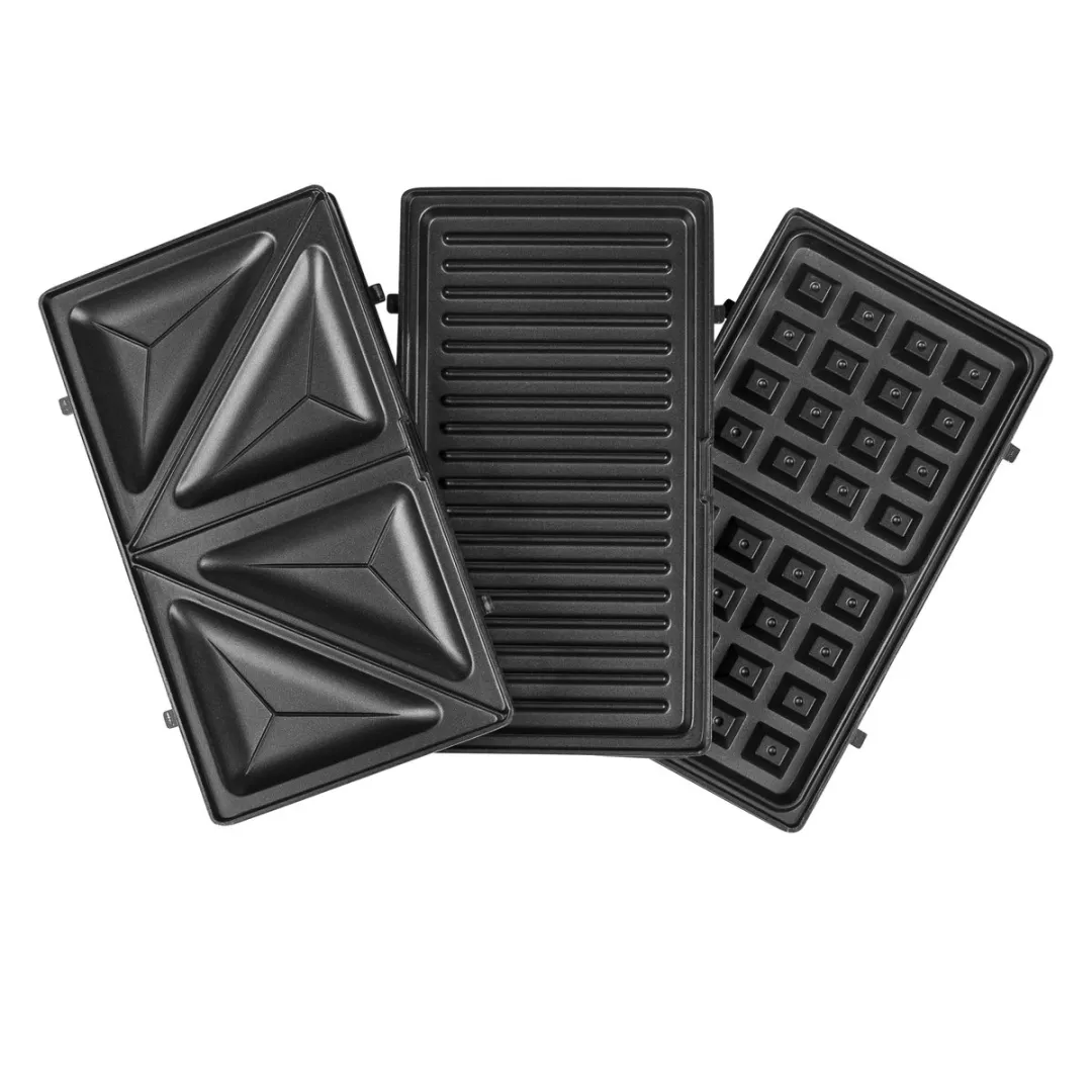 Tristar SA-3070 Tosti-ijzer 3-in-1 800W - Zwart/RVS
