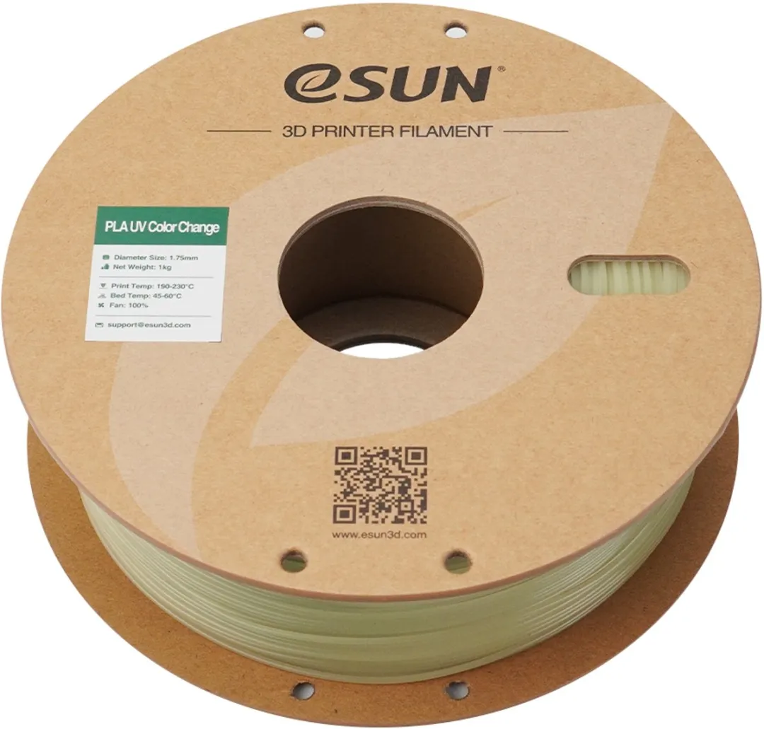 ESUN PLA-UV Color Change 1.75mm 3D Printer Filament - 1kg - Groen