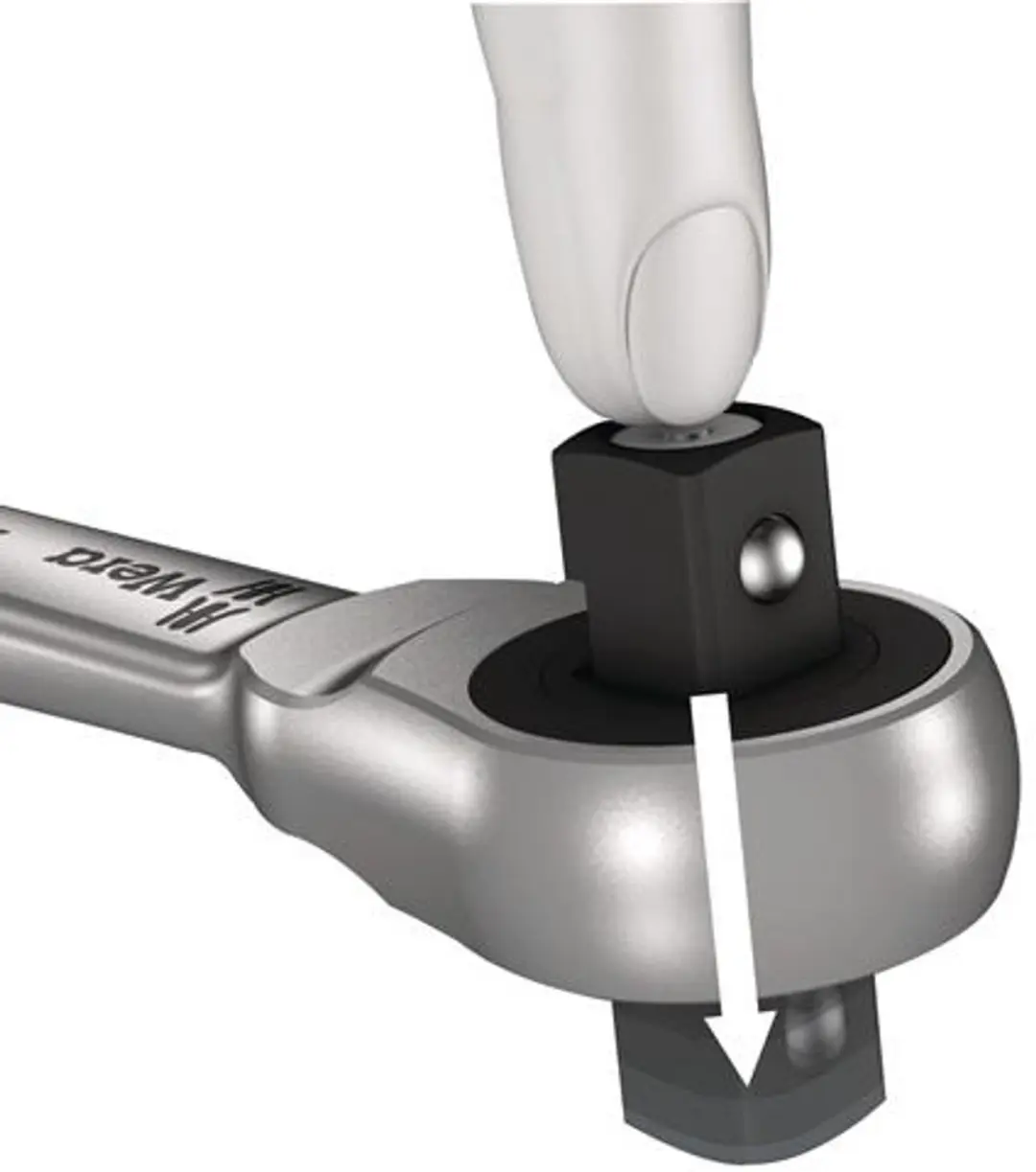 Wera Zyklop Metal 8003 A Omschakelratel 1/4" 141mm - afbeelding 5 van 6